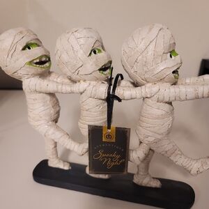NEW 3 Mummy Trio Walking Statue